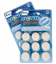 טבליות הפלא להצללת המים FLOVIL פלוביל טבליות הפלא להצללת המים FLOVIL פלוביל