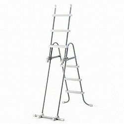 סולם ניתק דלוקס לבריכה 91+107 ס"מ INTEX 28075 סולם ניתק דלוקס לבריכה 91+107 ס"מ INTEX 28075