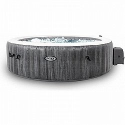 ג'קוזי עגול דמוי עץ ל-6 אנשים מבית INTEX 28442 ג'קוזי עגול דמוי עץ ל-6 אנשים מבית INTEX 28442