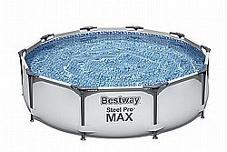 בריכת BESTWAY עמודים עגולה 366X122 -בריכה בלבד בריכת BESTWAY עמודים עגולה 366X122 -בריכה בלבד