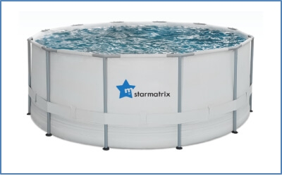 בריכה קטנה ועגולה 305X107 STARMATRIX